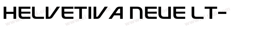 Helvetiva Neue Lt字体转换